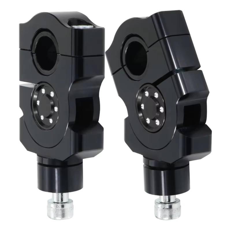 BTEDSXC Motorrad Lenker Riser Kompatibel Mit Für ER6F Für ER6N 2012 2013 2014 2015 2016 Für Z900RS 2018 2019 2020 2021 Motorrad Lenker Riser Spacer Kit(Black2) von BTEDSXC