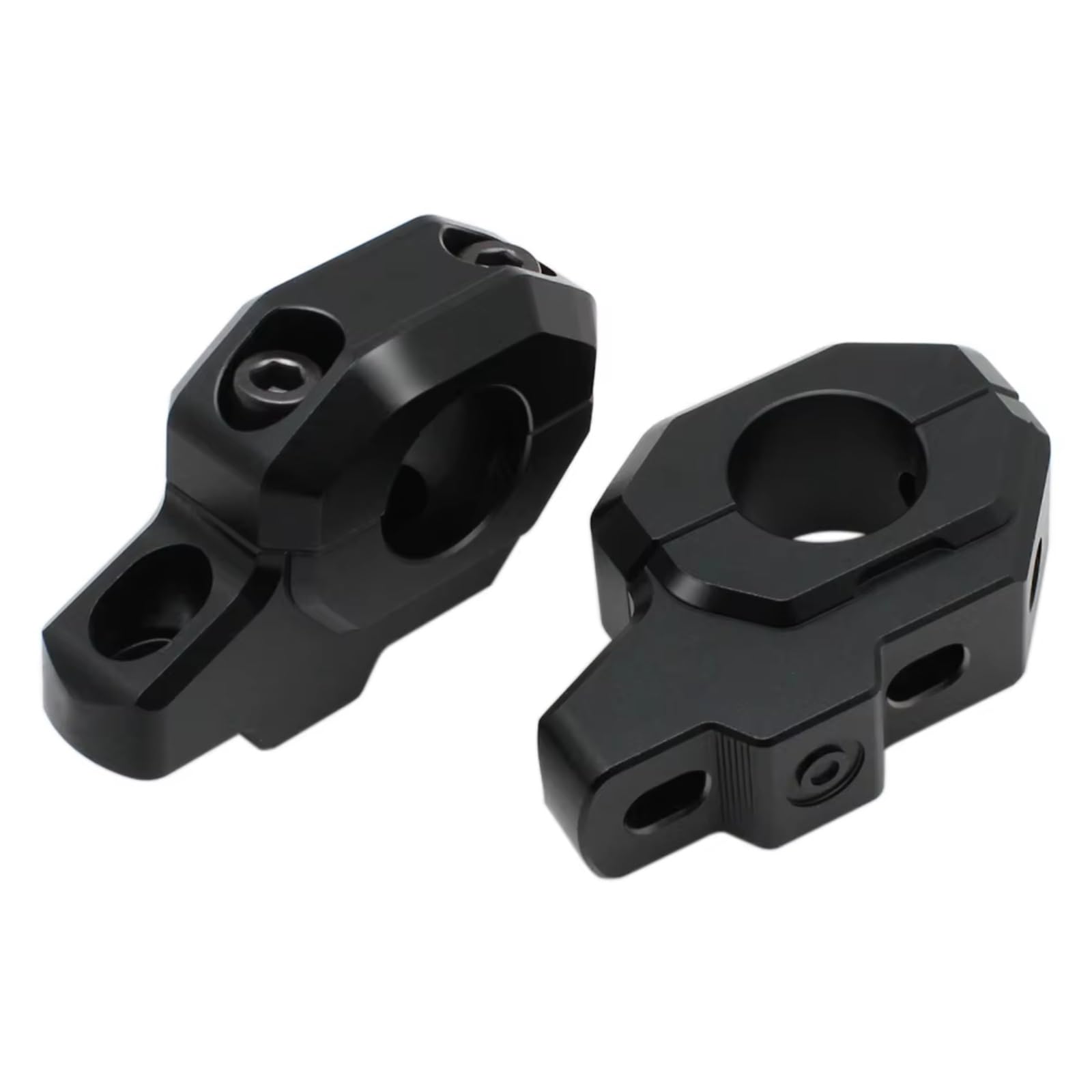 BTEDSXC Motorrad Lenker Riser Kompatibel Mit Für Z900C Für Z900RS 2017 2018 2019 2020 Motorrad-Lenker-Riser-Lenkerklemmen Lenkermontage-Riser-Klemme(Black) von BTEDSXC