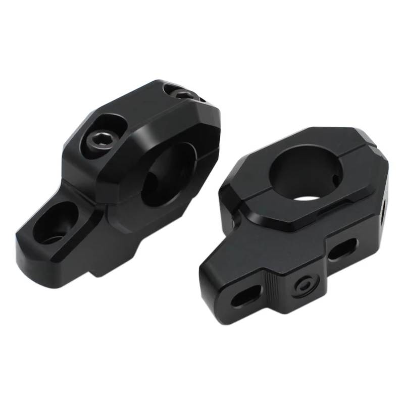 BTEDSXC Motorrad Lenker Riser Kompatibel Mit Für Z900C Für Z900RS 2017 2018 2019 2020 Motorrad-Lenker-Riser-Lenkerklemmen Lenkermontage-Riser-Klemme(Black) von BTEDSXC