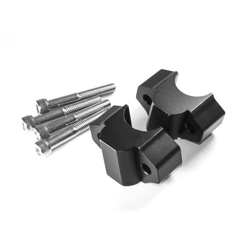 BTEDSXC Motorrad Lenker Riser Kompatibel Mit Yamaha Für MT-10 2016 2017 2018 2019 2020 2021 2022 2023. Motorrad Lenker Riser Klemme Verlängerte Lenker Adapter-Halterung(Black) von BTEDSXC