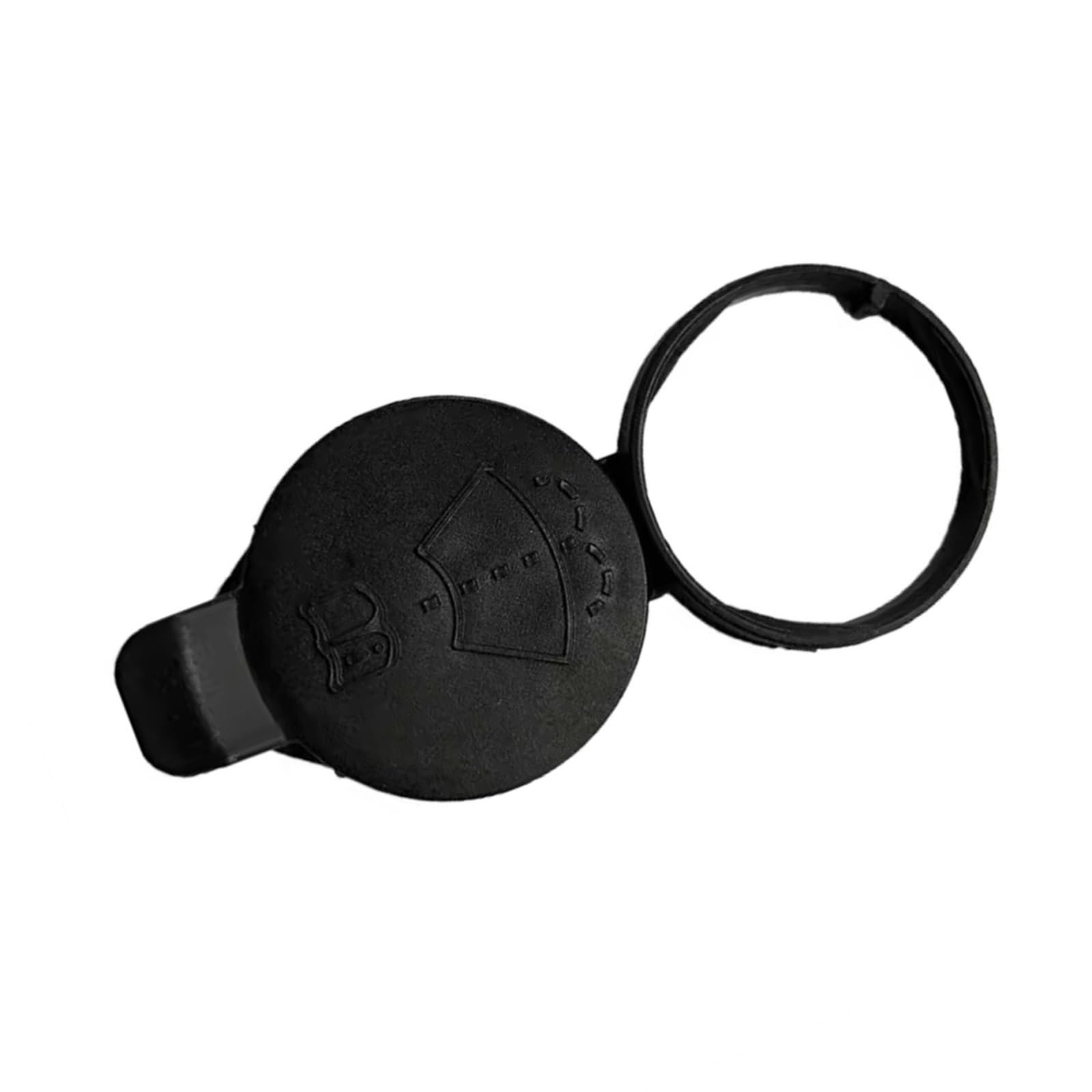 BTEDSXC Scheibenwaschflaschen-Deckel Kompatibel Mit Cadillac Für Escalade ESV 2015–2017 Für Cts 2008–2017 Scheibenwischer-Waschflüssigkeitsbehälter Tankdeckel OEM: 13227300(Black) von BTEDSXC