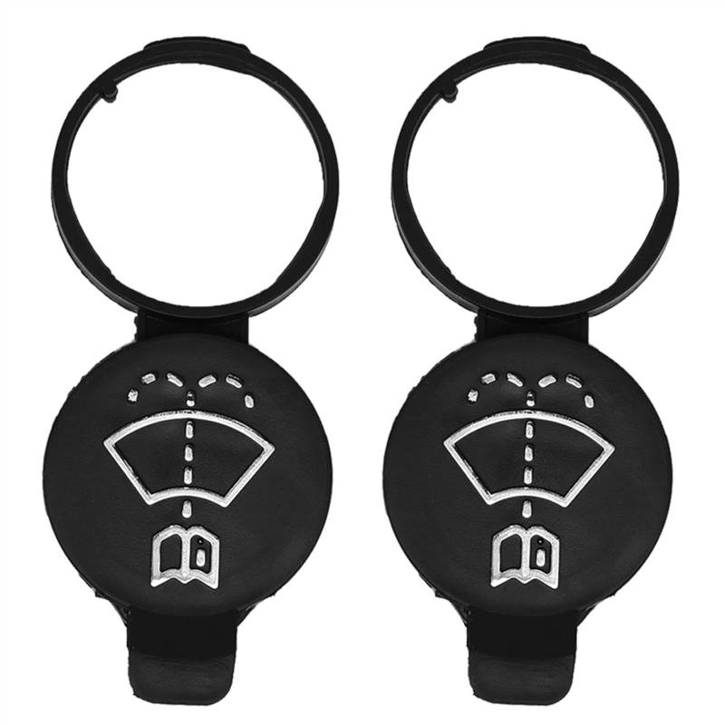 BTEDSXC Scheibenwaschflaschen-Deckel Kompatibel Mit Opel Für Karl 2015 2016 2017 2018 1450270 Auto Scheibenwischer Waschwassertank Flasche Reservoir Kappe Autozubehör(2Pc) von BTEDSXC
