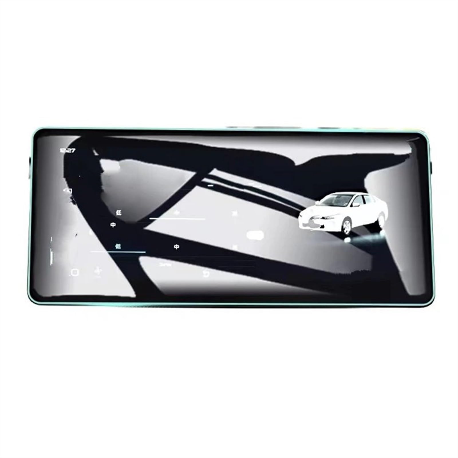 BTEDSXC Screen Protector Auto Kompatibel Mit Geely Für Geometrie C 2020 2021 2022 Auto Instrument Transparent Schutz Film Navigation Display Screen Schutz Film(GPS) von BTEDSXC