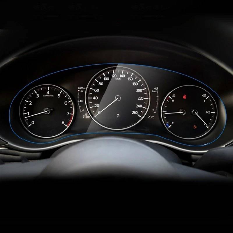 BTEDSXC Screen Protector Auto Kompatibel Mit Mazda Für Cx-30 2019 2020 2021 Auto Instrument Transparent Schutz Film Auto Navigation Schutz Film Auto Zubehör von BTEDSXC