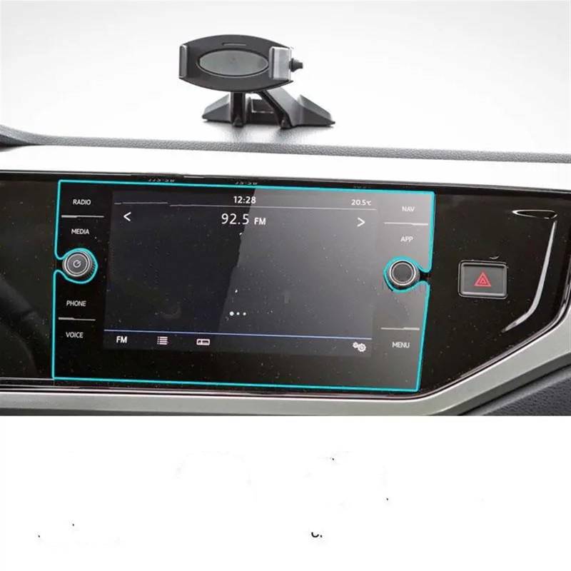 BTEDSXC Screen Protector Auto Kompatibel Mit VW Für Virtus 2020 2021 Auto Instrument Transparent Schutz Film Navigation Display Screen Schutz Film Auto Zubehör von BTEDSXC