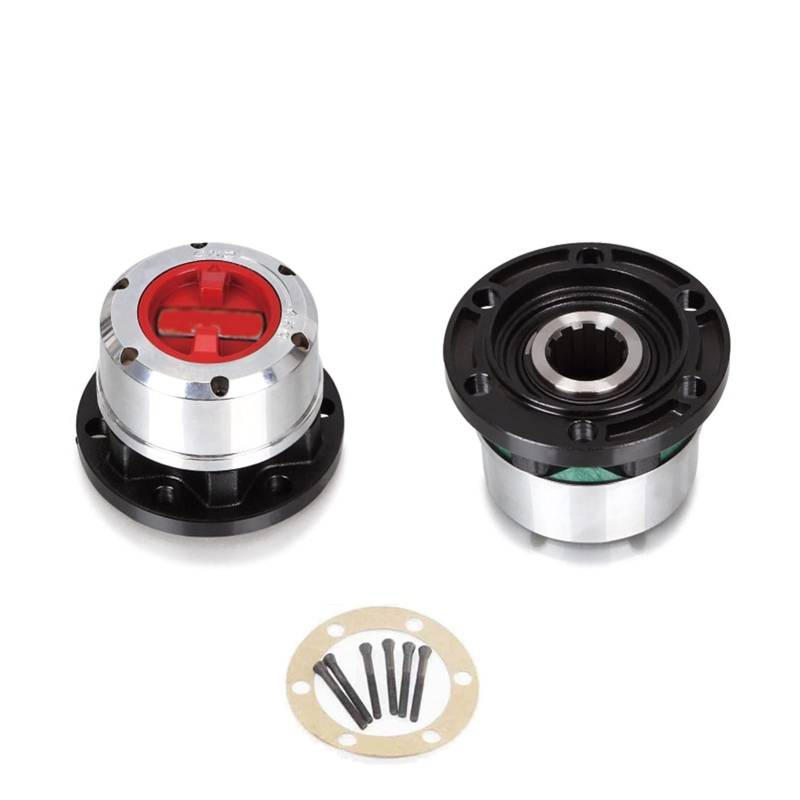 Auto-Radnabe mit Feststellbremse, BTFWM 2 Stück, for Jeep, Station Pick Up C101 Commando Gladiator Wagoneer Cherokee Scout Freilauf-Sperrnabe B031HP AVM401HP von BTFWM