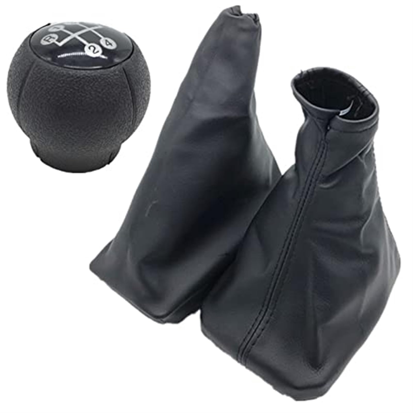 Auto-Schaltknaufabdeckung, BTFWM Schaltknauf Hebel Gamasche Boot Auto Parkplatz Handbremse Griffe Fall, for Opel, for Corsa C for TIGRA B for Combo C von BTFWM