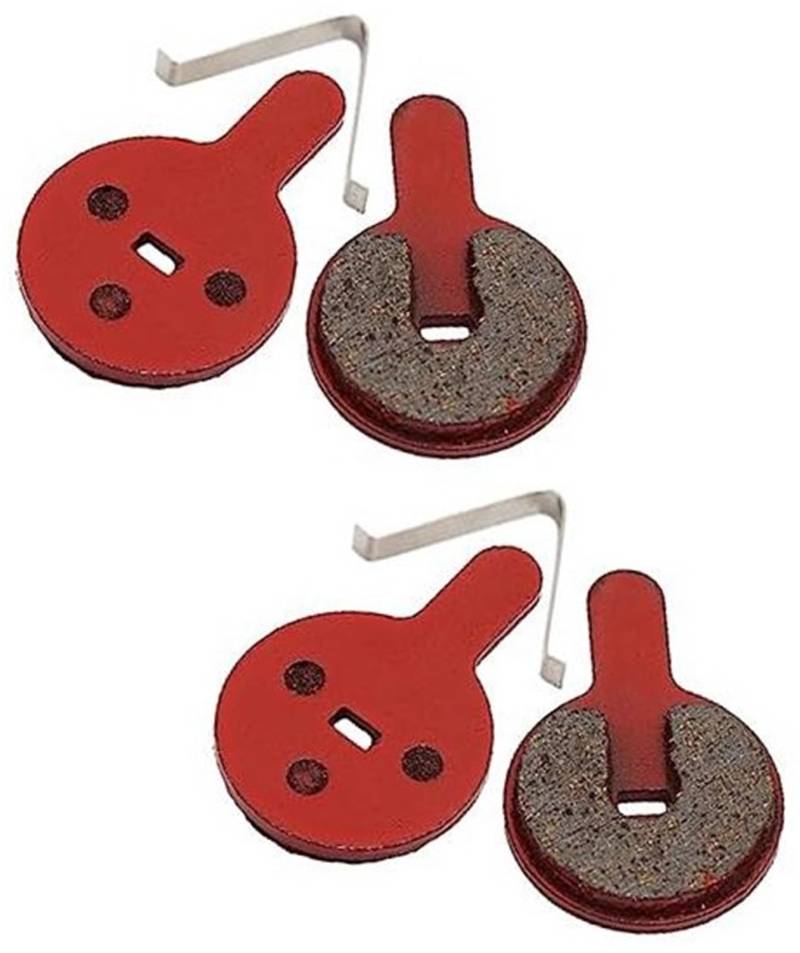 BTFWM 2 Paar Bremsbeläge for Elektroroller, Ersatz-Scheibenbremsbeläge, for Kugoo, G2 Pro Elektroroller BOLI BB8 NOVELA YINXING BOLIDS Scooter-Bremsbeläge von BTFWM