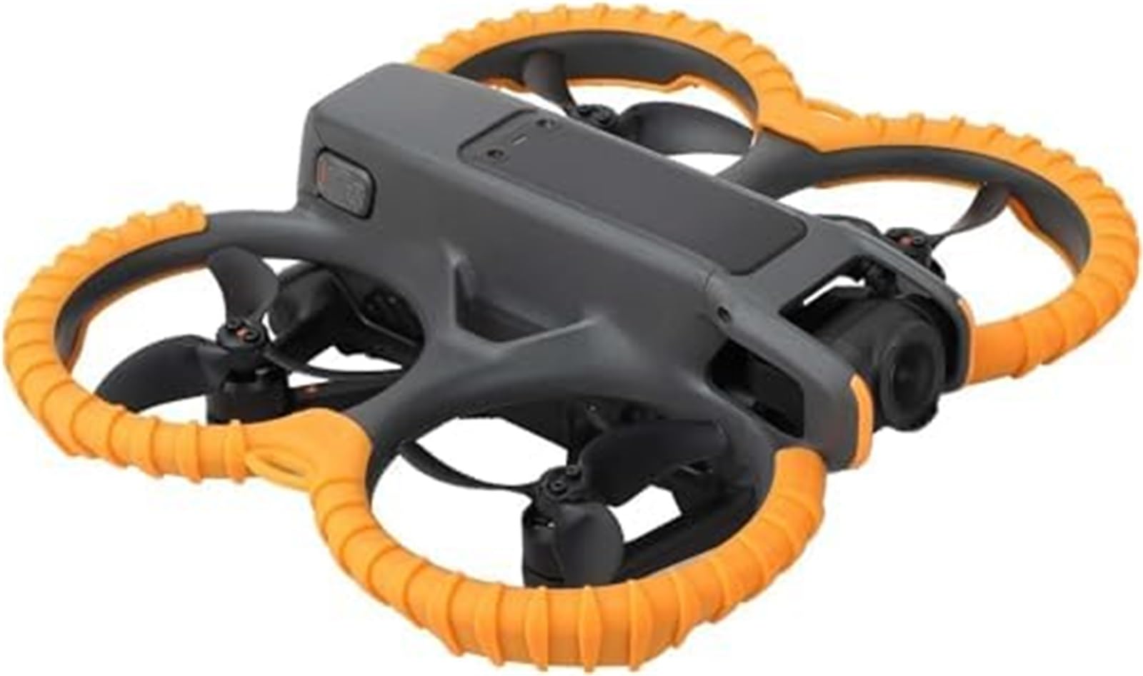 Drohnen-Klingenschutzkäfig, BTFWM, for DJI, 2 Propellerschutz, Silikon-Schutzring, Prop-Stoßfänger-Drohne, Antikollisions-Kratzschutz (Orange)(Orange) von BTFWM