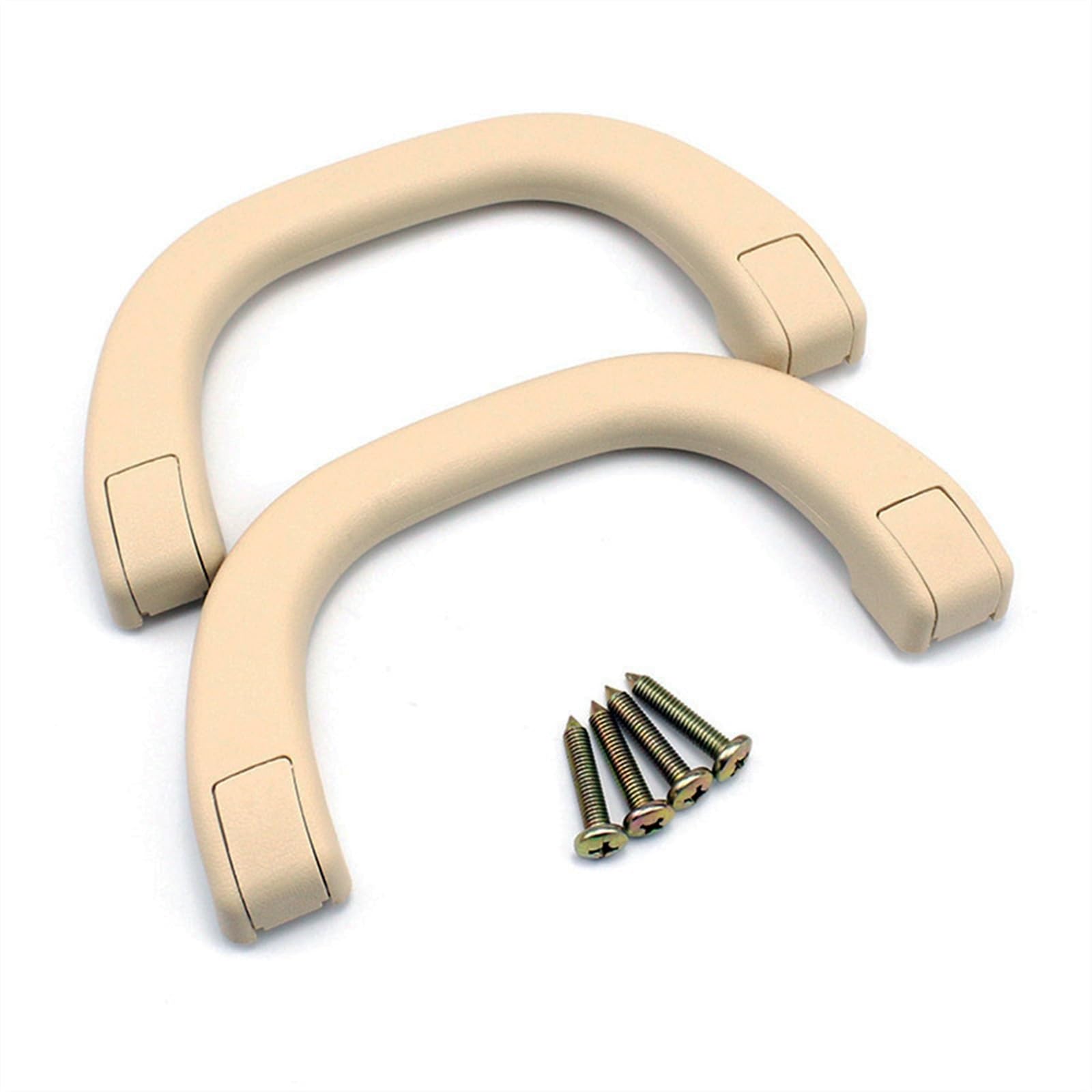Fahrzeugdach-Haltegriff, BTFWM 1/2 Stück Auto-Innendach-Armlehnen-Sicherheitsgriff, for Mitsubishi, for Pajero V31 V32 V33 V73 V77 1991–2006(2pcs Beige) von BTFWM