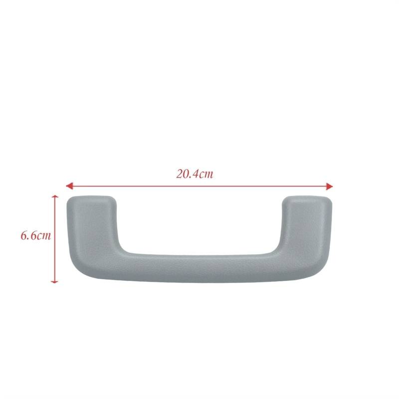 Fahrzeugdach-Haltegriff, BTFWM Auto-Innendach-Sicherheitsgriff, Decken-Armlehnen-Haltegriff, Montero 2008-2015, for Mitsubishi, L200 Triton 2005-2015(Grey with hook) von BTFWM