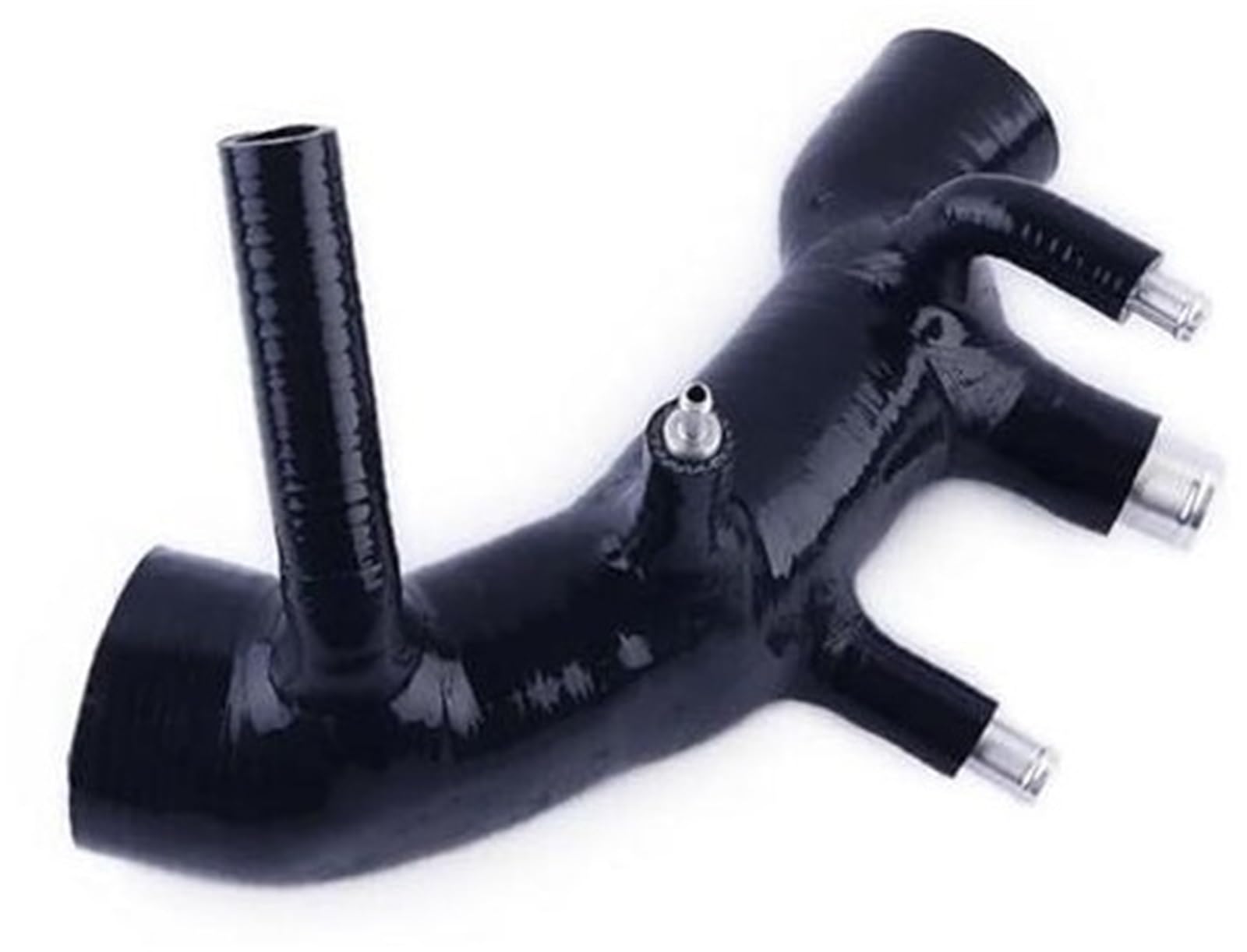 Luftfilter-Ansaugrohr, BTFWM Luftansaugschlauch aus Silikon, for Subaru, for Impreza WRX STI GC8 EJ20 VER 3 4 1996 1997 1998(Black Black) von BTFWM