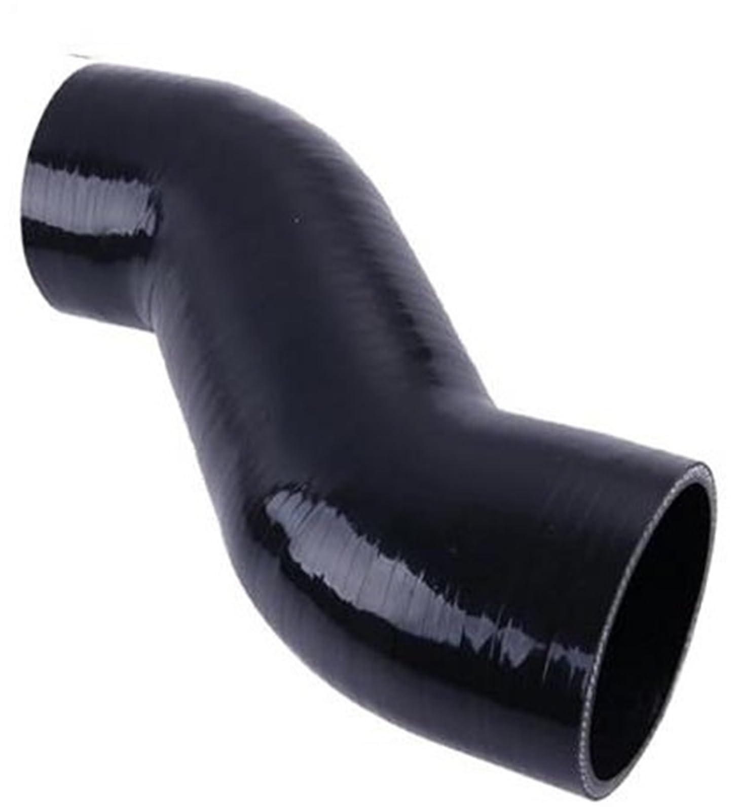 Luftfilter-Ansaugrohr, BTFWM Lufteinlass, for Subaru, GDA GDB WRX/STI 2008–2021, Post-MAF-Silikon-Ansaugrohrschlauch(Black Black) von BTFWM