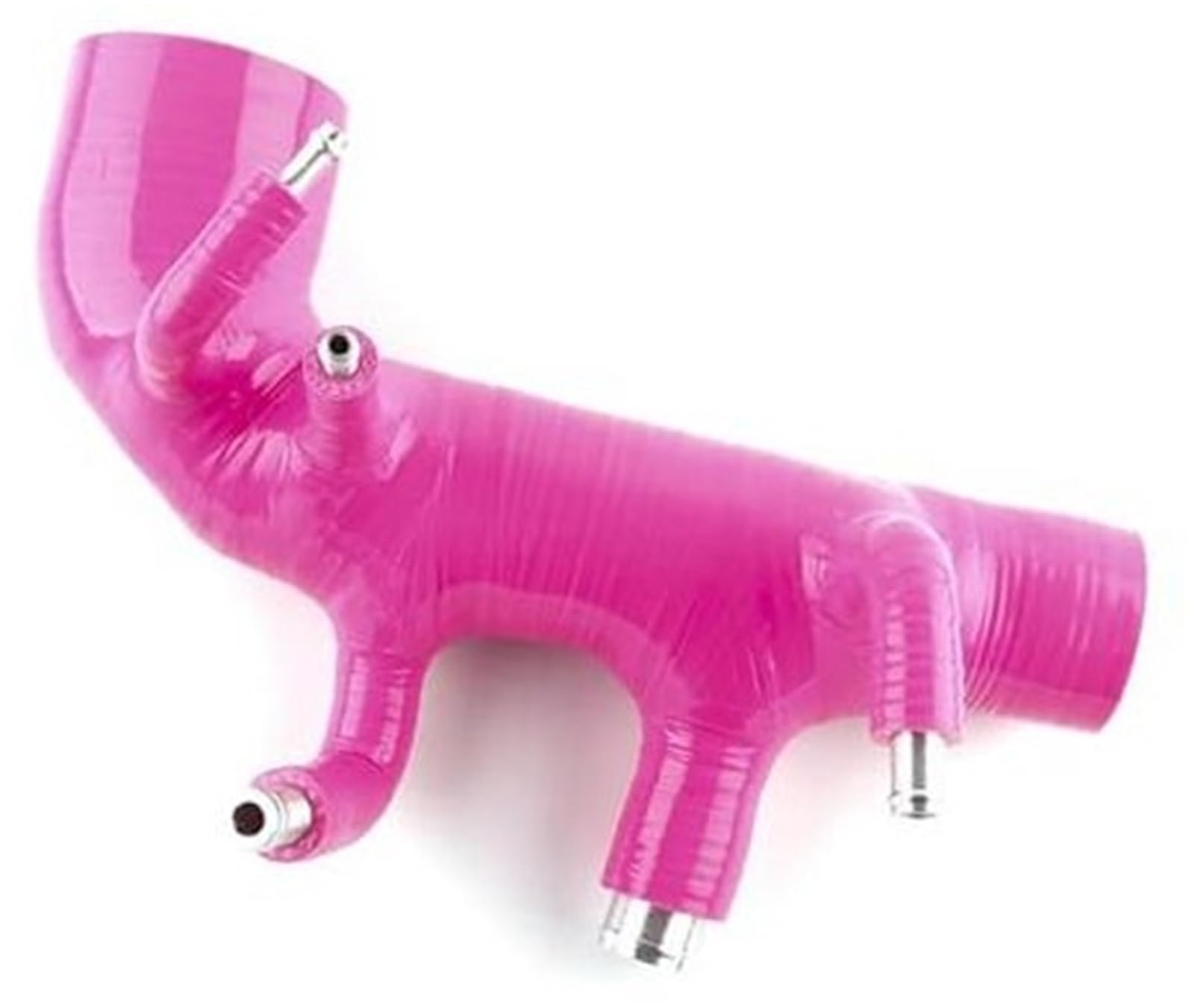 Luftfilter-Ansaugrohr, BTFWM Lufteinlass, for Subaru, Impreze WRX STI GDB GDA EJ20 EJ25, Forester, SG5 XT 2.5 2000–2008, Turbo-Silikon-Ansaugschlauch, Einlassschlauch(Black Pink) von BTFWM