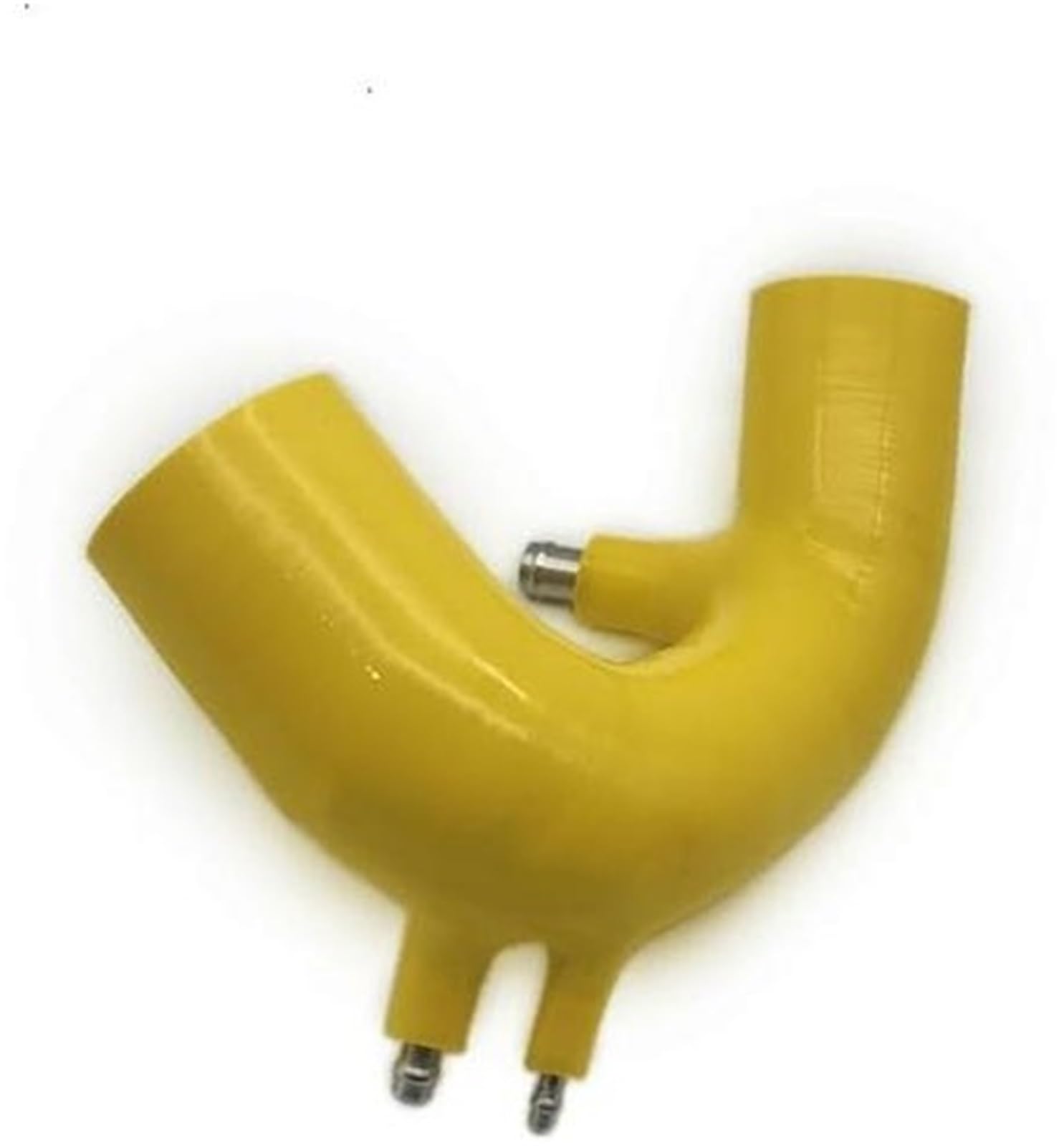 Luftfilter-Ansaugrohr, BTFWM Lufteinlass-Ersatzteile, for Abarth, 500595 IHI Turbo Silikon-Ansaugschlauch-Set, Performance-Ansaugsystem, Silikonrohr(Black Yellow) von BTFWM