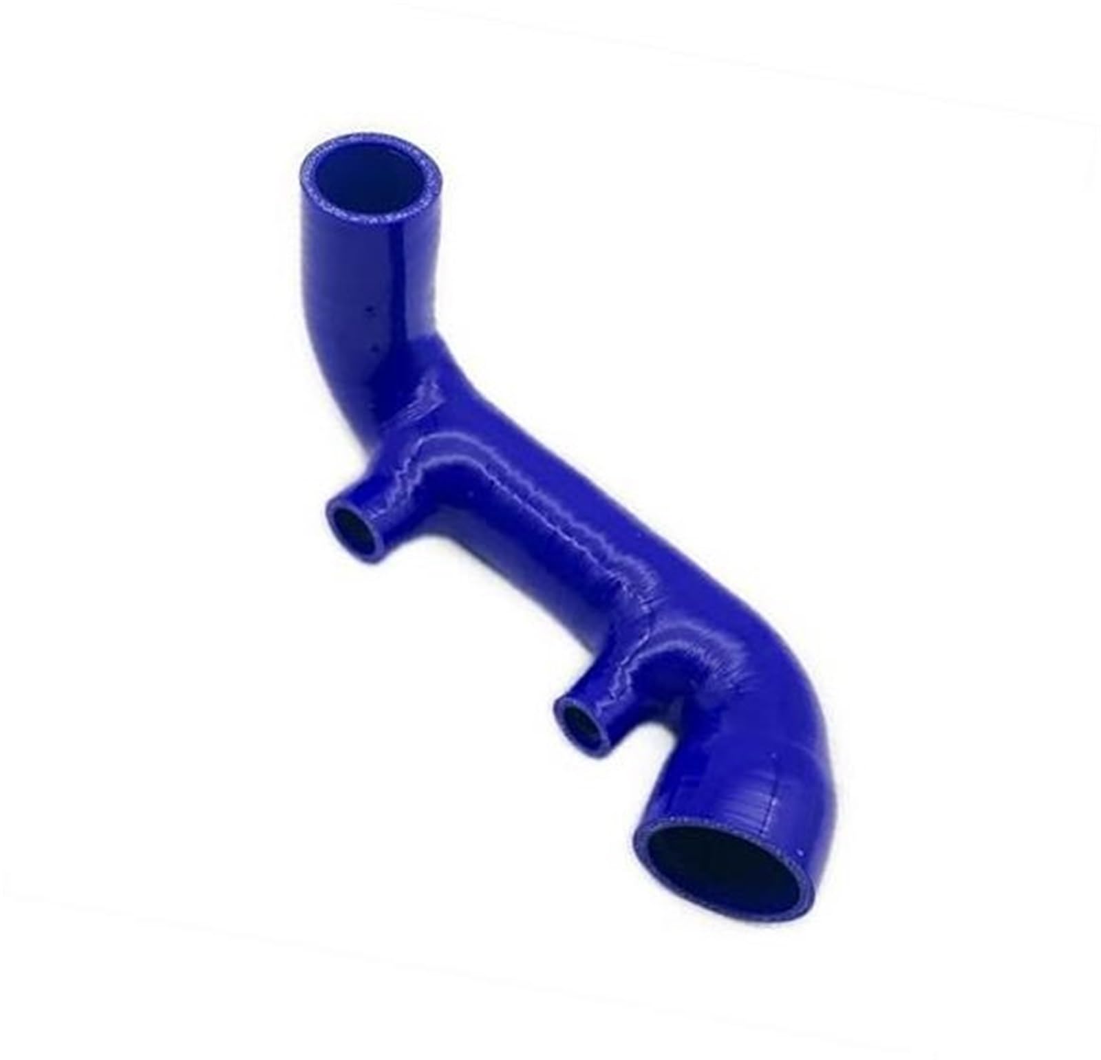 Luftfilter-Ansaugrohr, BTFWM Lufteinlass-Lufteinlass-Silikonschlauch, for FIAT, for UNO Turbo 1.3 MK1 1983–1989, Turbo-zu-AirBox-Ansaugrohr-Verbindungsschlauch(Black Blue) von BTFWM
