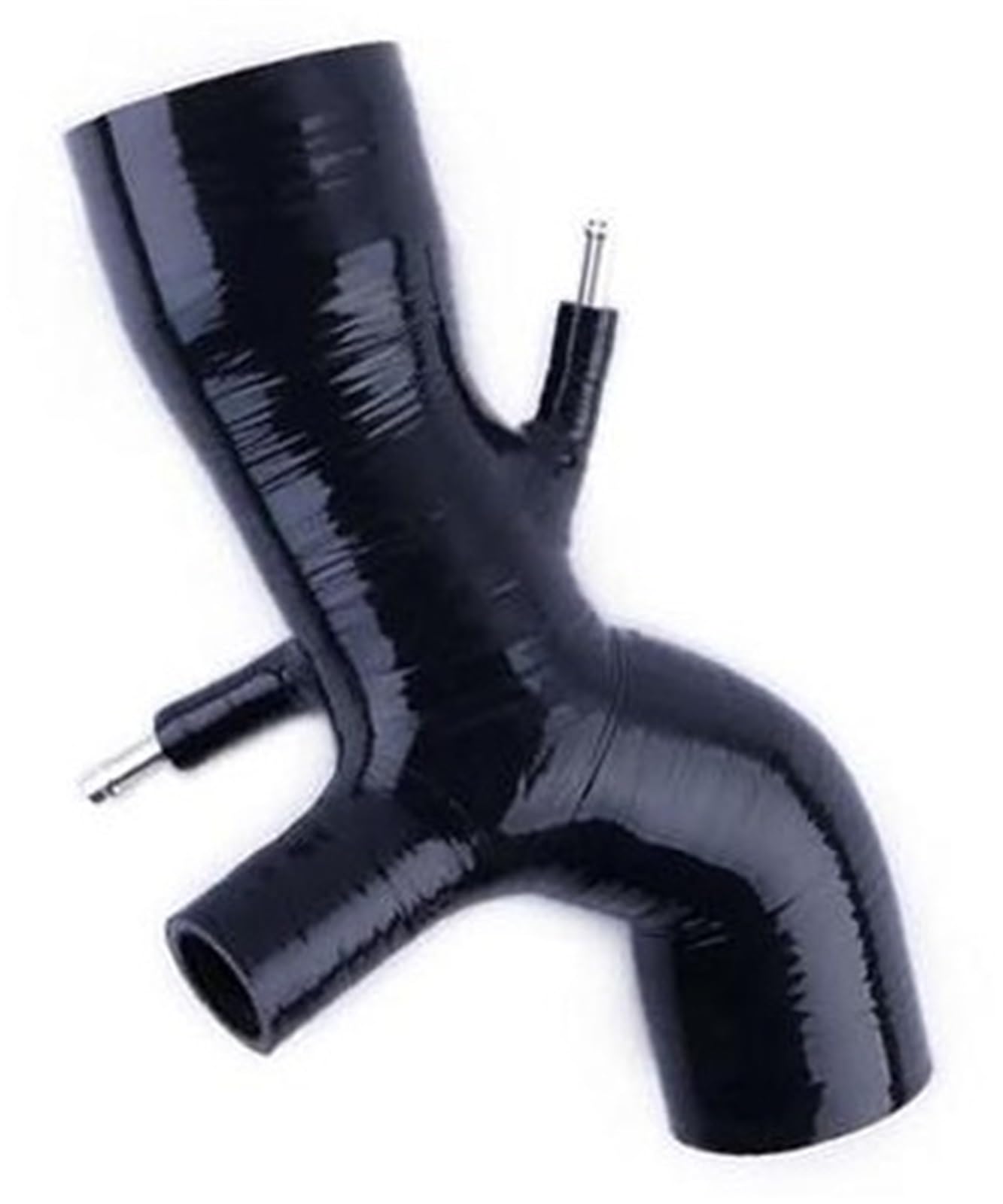 Luftfilter-Ansaugrohr, BTFWM Lufteinlass-Silikon-Ansaugschlauch-Set, for Mitsubishi, for Lancer, for EVO 7 8 9 4G63 2.0T(Black Black) von BTFWM