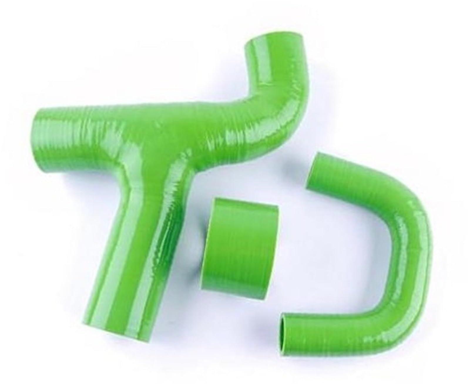 Luftfilter-Ansaugrohr, BTFWM Lufteinlass-Silikon-Ansaugschlauch-Set, for Subaru, for Impreza WRX STI GDB GDA EJ20 2.0L Turbo Vers 7/8/9 2000–2008(Black Green) von BTFWM