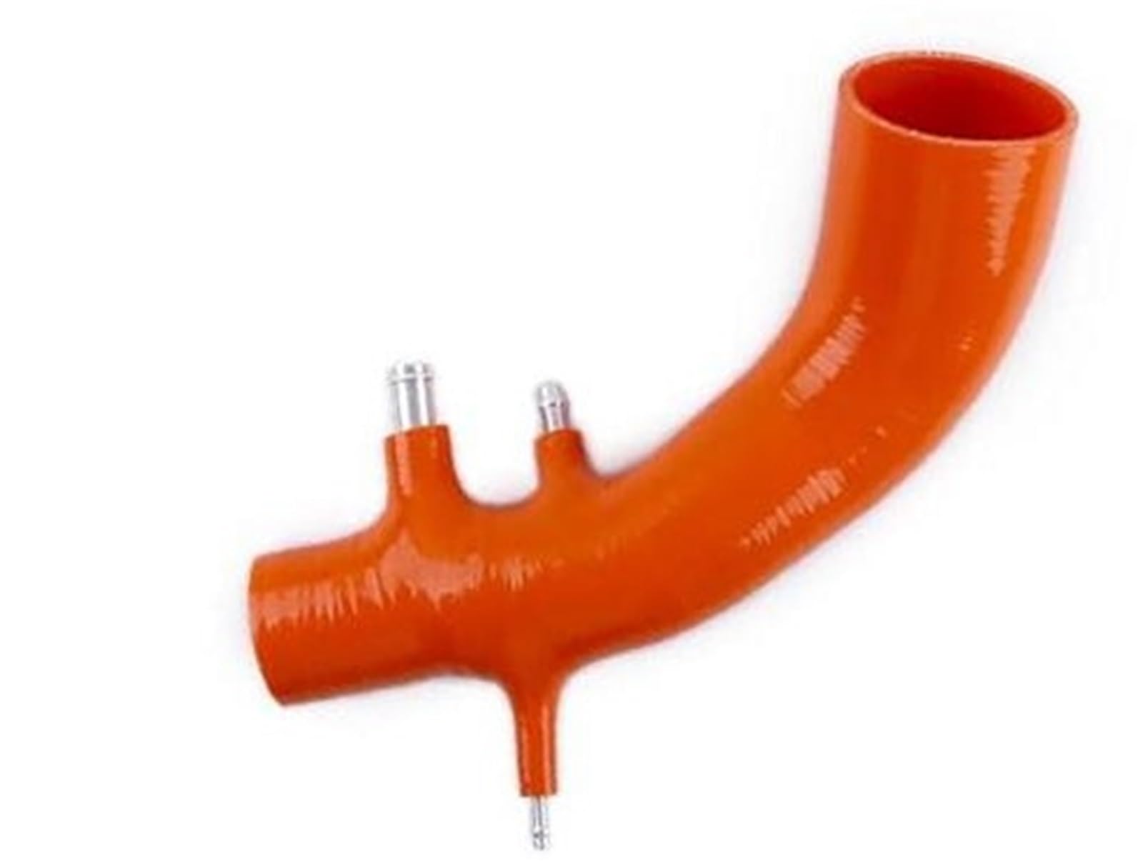 Luftfilter-Ansaugrohr, BTFWM Lufteinlass-Silikon-Einlassschlauch-Set, AirBox zu Turbo, for Abarth, for Grande, for Punto, for EVO(Black Orange) von BTFWM