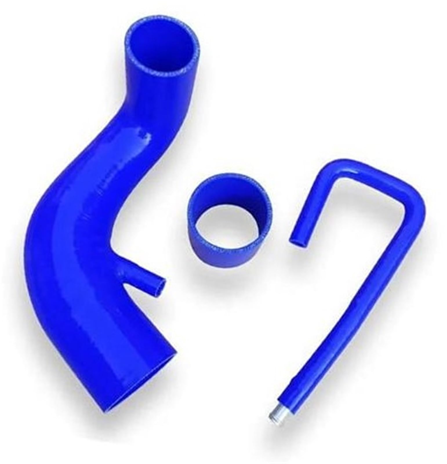 Luftfilter-Ansaugrohr, BTFWM Lufteinlass-Silikon-Lufteinlass-Induktionsschlauchrohr, for Opel, for Vauxhall, for Astra G 2.0 Turbo Z20let mit 70 mm AFM-Luftmassenmesser(Black Blue) von BTFWM