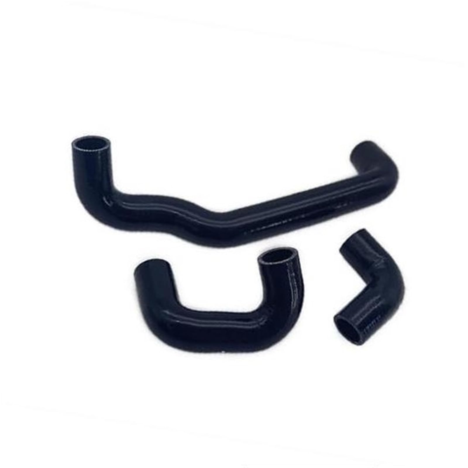 Luftfilter-Ansaugrohr, BTFWM Lufteinlass-Silikonschlauch-Set, for Abarth, for Grande, for Punto 1,4 TB(Black Black) von BTFWM