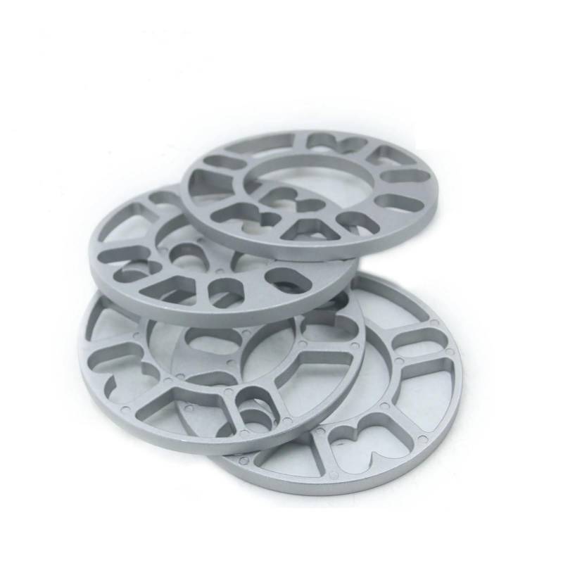 Distanzscheibe Räder 1PC Aluminium Universal Auto Rad Spacer Shims Platte 3mm 5mm 8mm 10mm Fit 4X 100 4X 114,3 5X 100 5x108 5X 114,3 5x120 Nabenbohrung Geschmiedet(Thickness 3mm) von BTHMGBAE