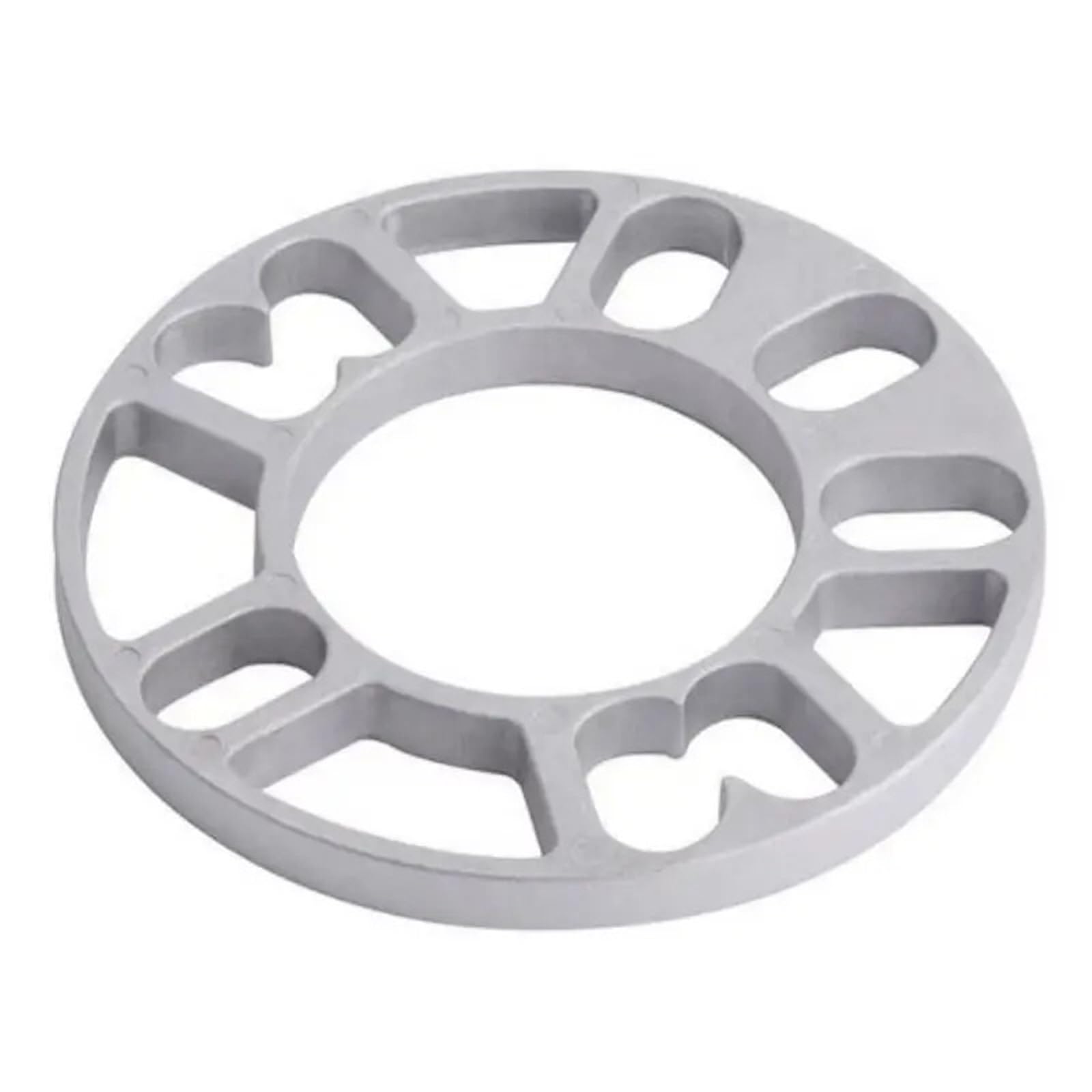 Distanzscheibe Räder 1PC Auto Spurverbreiterungen 3/5/6/8/10mm Legierung Aluminium Auto Spurverbreiterung Adapter Distanzscheiben Platte Auto Zubehör Nabenbohrung Geschmiedet(1PC 10MM) von BTHMGBAE