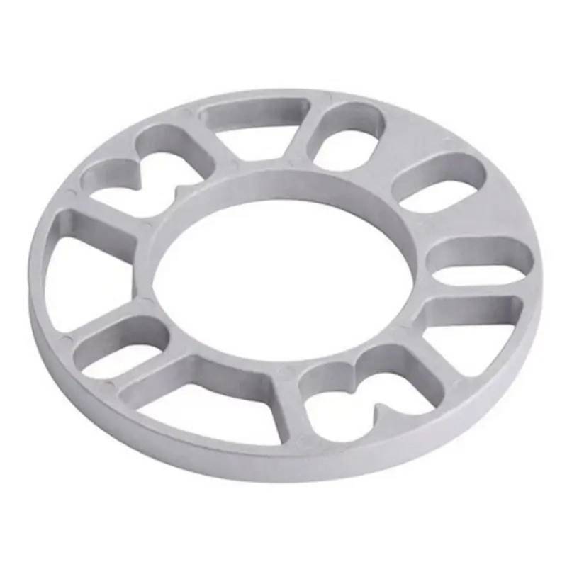 Distanzscheibe Räder 1PC Auto Spurverbreiterungen 3/5/6/8/10mm Legierung Aluminium Auto Spurverbreiterung Adapter Distanzscheiben Platte Auto Zubehör Nabenbohrung Geschmiedet(1PC 10MM) von BTHMGBAE
