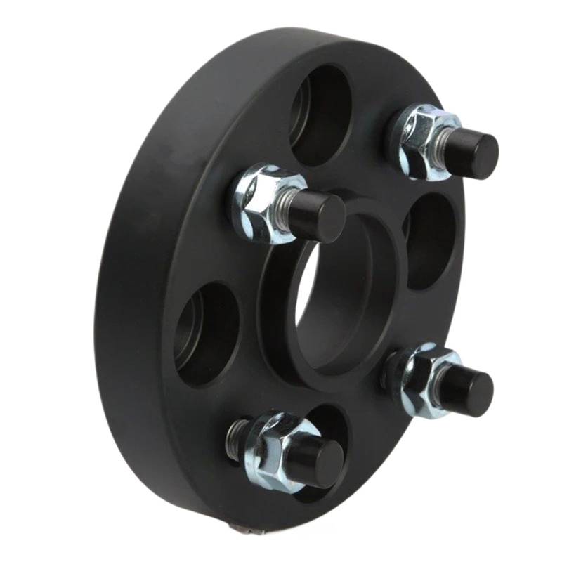 Distanzscheibe Räder 2 Stück 20/25/30/35/40mm Spurverbreiterungen Conversion Adapter PCD 4x115 Zu 4x108 4x100 4X 114,3 Gebühren Nabenbohrung Geschmiedet(2PCS 20mm Black) von BTHMGBAE