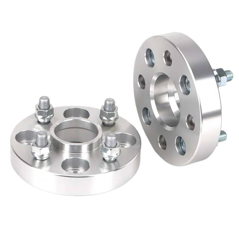 Distanzscheibe Räder 2 Stück 5/20/25/30/35mm PCD 4x100 Zentrum Bohrung 60,1mm Rad Spacer Adapter Flang 4 Lug Anzug Für Universal Auto M12XP 1,5 12xP 1,25 Nabenbohrung Geschmiedet(15mm P12x1.25 Silver) von BTHMGBAE