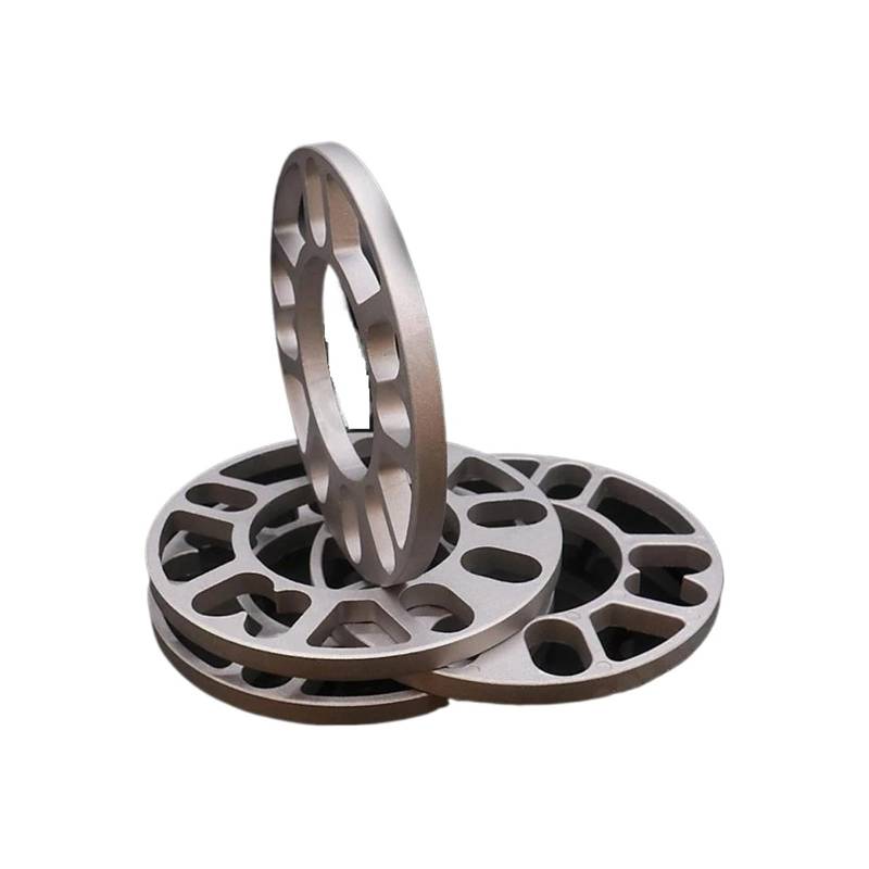 Distanzscheibe Räder Für 4/5 Bolzenfelgen 4x100 4x108 4x114,3 5x100 5x108 5x110 5x115 5x120, 4 Stücke 3/5/8/10mm Alu-Spurverbreiterungen Distanzscheiben Platte Nabenbohrung Geschmiedet(4pcs 10mm) von BTHMGBAE