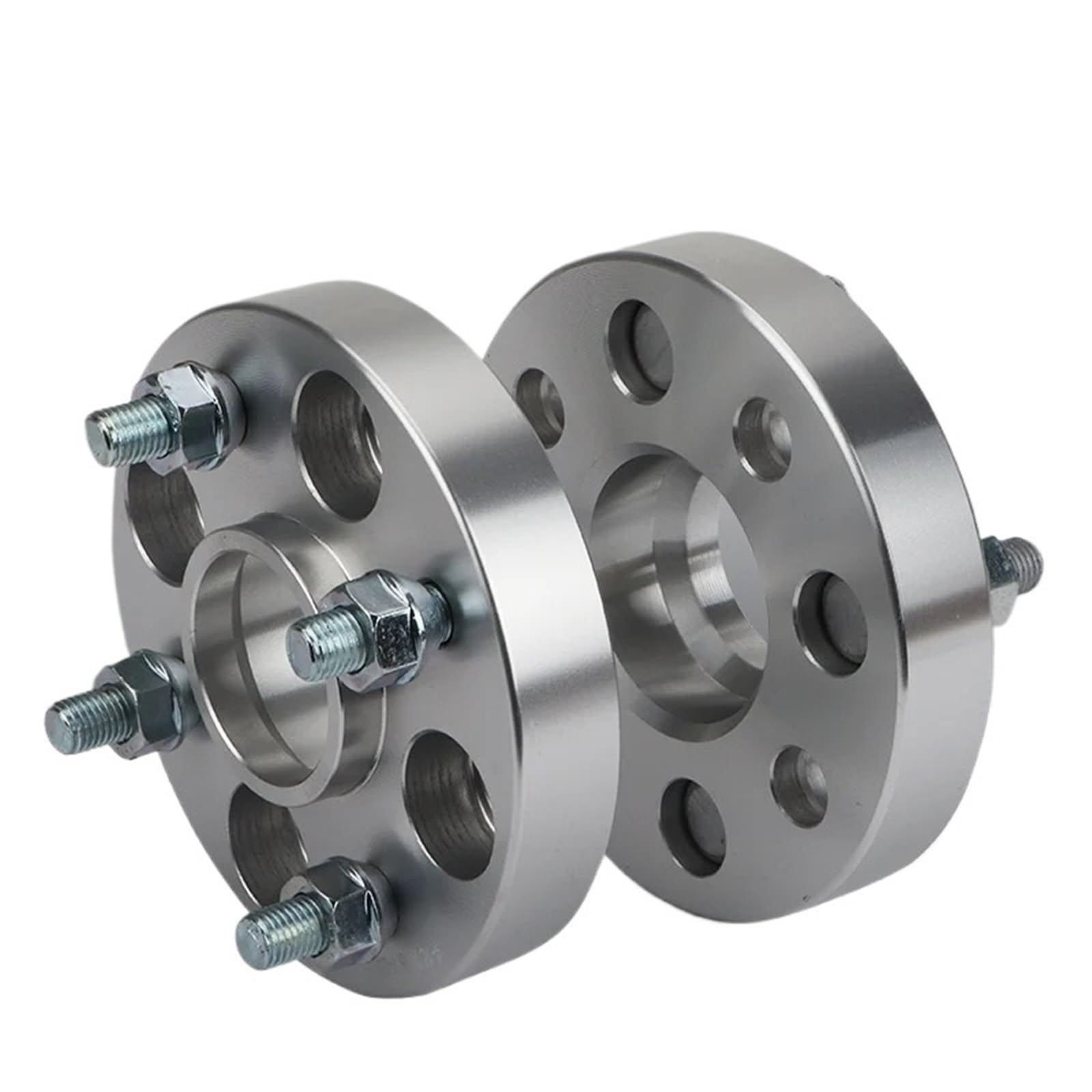 Distanzscheibe Räder Für 4lug Für Fit Für Jazz 2 Stück PCD 4x100 ID = OD = 56,1mm Auto Aluminium Rad Spacer Adapter 15/20/25/30/35/40/45mm Flansch Nabenbohrung Geschmiedet(2PCS 30mm Silver) von BTHMGBAE