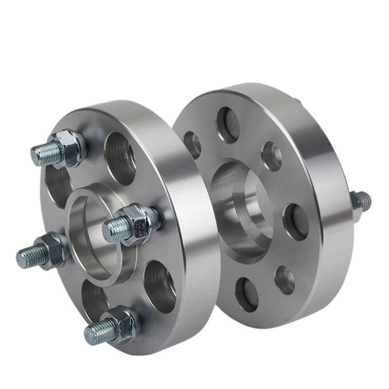Distanzscheibe Räder Für 4lug Für Fit Für Jazz 2 Stück PCD 4x100 ID = OD = 56,1mm Auto Aluminium Rad Spacer Adapter 15/20/25/30/35/40/45mm Flansch Nabenbohrung Geschmiedet(2PCS 30mm Silver) von BTHMGBAE