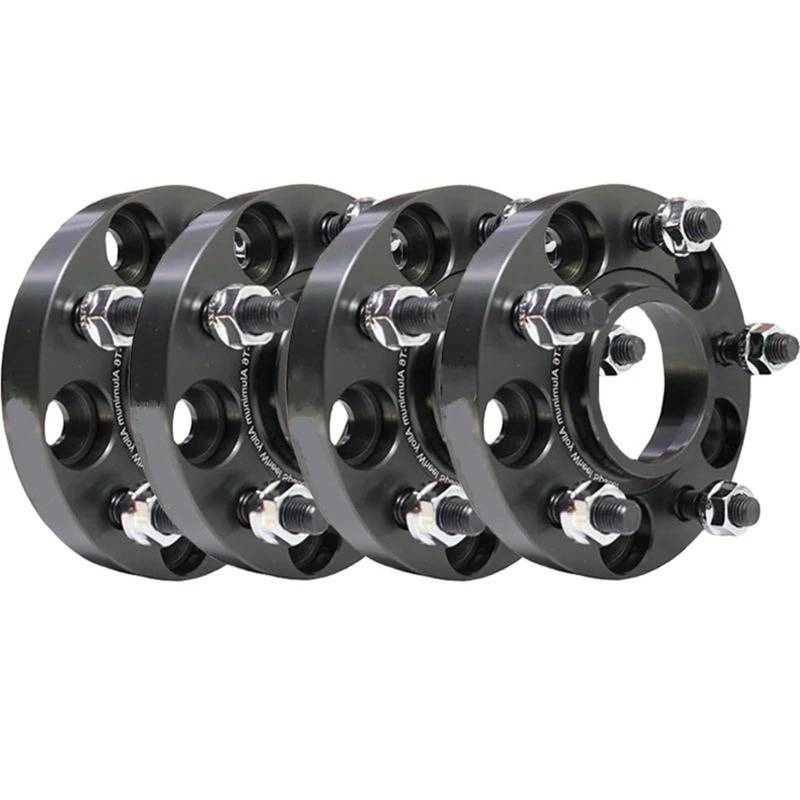 Distanzscheibe Räder Für Geely Für Monjaro Flansch Platte T6-7075 Spurverbreiterungen Aluminium Hub Verbreitert Adapter 4PCS 5x10 8 63,4 M14 * 1,5 Nabenbohrung Geschmiedet(4pcs 25mm-BK) von BTHMGBAE