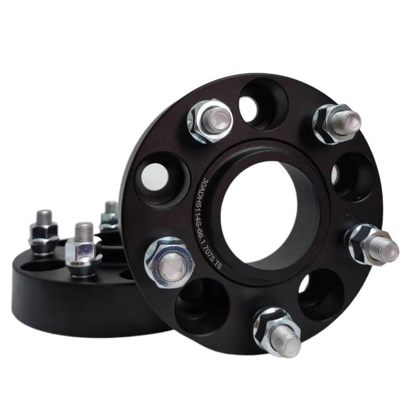 Distanzscheibe Räder Für Infiniti Für Q45 Für Juke Spurverbreiterungen Erweitern Kit 5X 114,3 Hubcentric 66,1mm Aluminium Adapter Auto Nabenbohrung Geschmiedet von BTHMGBAE