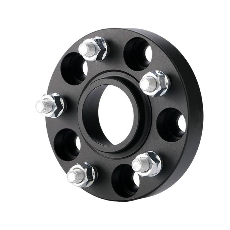 Distanzscheibe Räder Für Jeep Für Commander Für Gladiator Für Grand Für Cherokee Für Wrangler 2 STÜCKE Spurverbreiterungen Adapter PCD 5x127 CB 71,6mm Nabenbohrung Geschmiedet(Black 25mm 2PCS) von BTHMGBAE