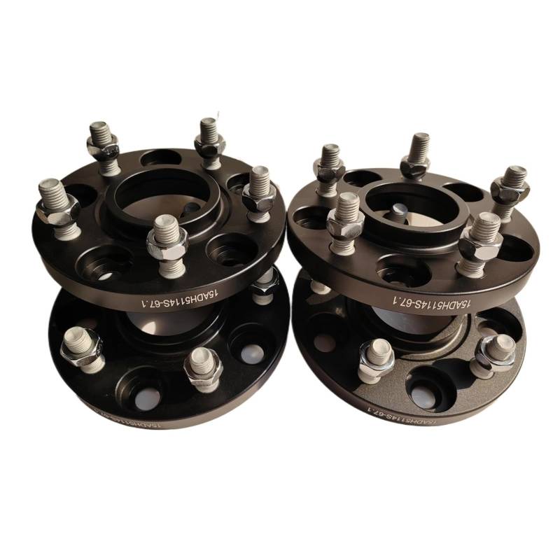 Distanzscheibe Räder Für Kia Für Optima 2007-2020 Aluminium Hub Centric Spurverbreiterungen 2PCS 15mm 5 * 114,3 5x4.5 Zoll 67,1mm 12 * 1,5 Schrauben Nabenbohrung Geschmiedet von BTHMGBAE