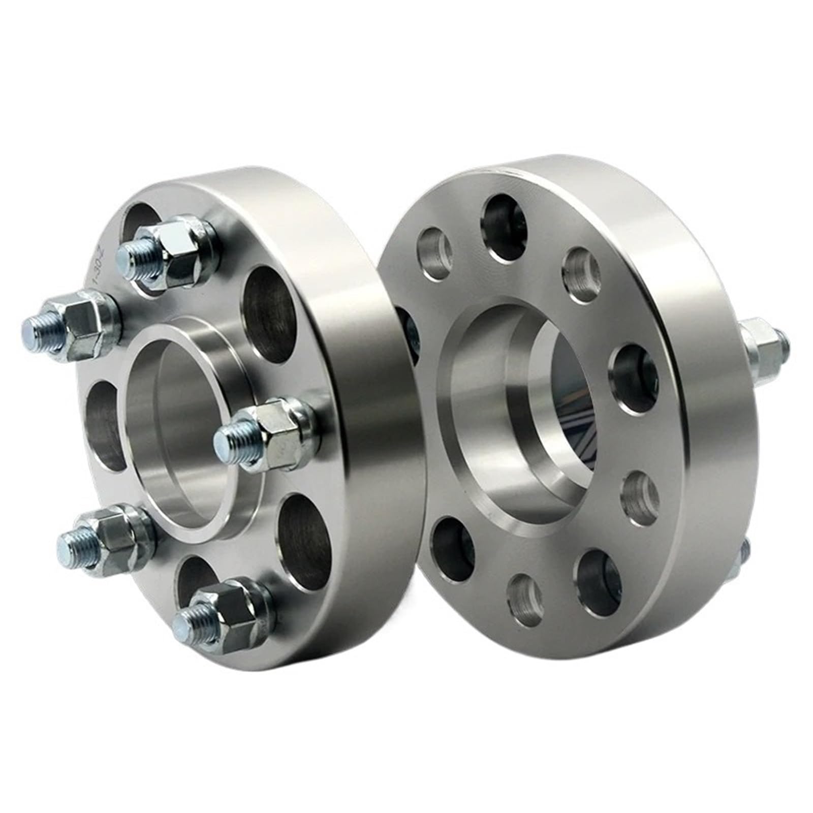 Distanzscheibe Räder Für Lexus CT200 M12XP1.5 2 Stück 20/25/30/35/40mm PCD 5x100 CB 54,1mm Rad Spacer Adapter Nabenbohrung Geschmiedet(2PCS 40mm Silver) von BTHMGBAE