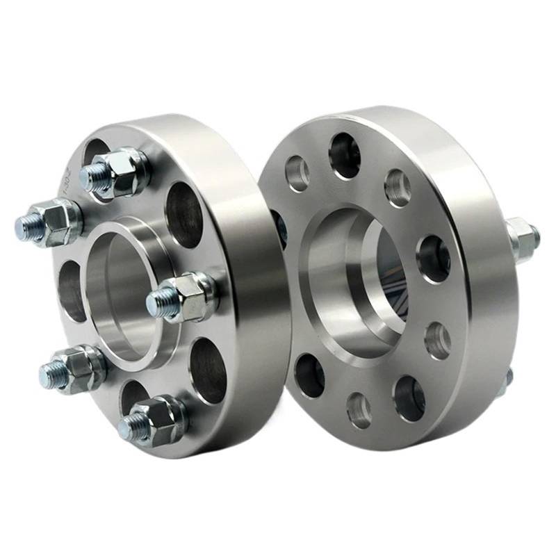 Distanzscheibe Räder Für Lexus CT200 M12XP1.5 2 Stück 20/25/30/35/40mm PCD 5x100 CB 54,1mm Rad Spacer Adapter Nabenbohrung Geschmiedet(2PCS 50mm Silver) von BTHMGBAE