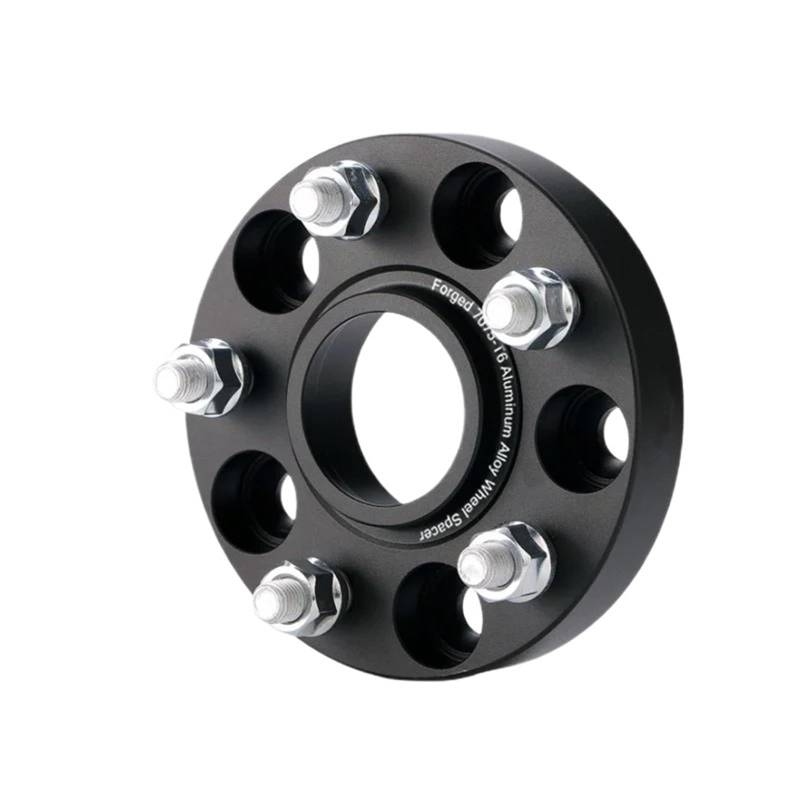 Distanzscheibe Räder Für Lexus ES GS HS is LS NX RC RX SC Embers Spurverbreiterungen 5x114,3 CB 60,1mm M12x1,5 Adapter 1 Stück Nabenbohrung Geschmiedet(1 Piece Black 30mm) von BTHMGBAE