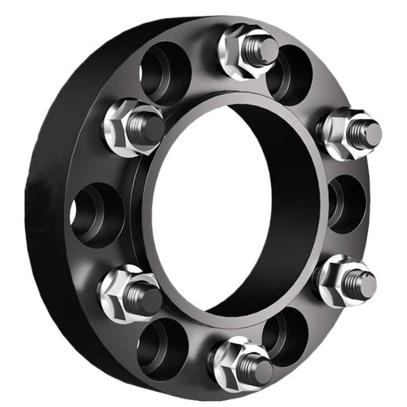 Distanzscheibe Räder Für Patrol Y62 Für Flange Für Plate25/30/35/38/50mm Für Teeze 2/4 Stücke 6X 139,7 78,1mm M14x 1,5 Hub Centric Schwarz Geschmiedet Rad Spacer Nabenbohrung Geschmiedet(2pcs 25mm) von BTHMGBAE