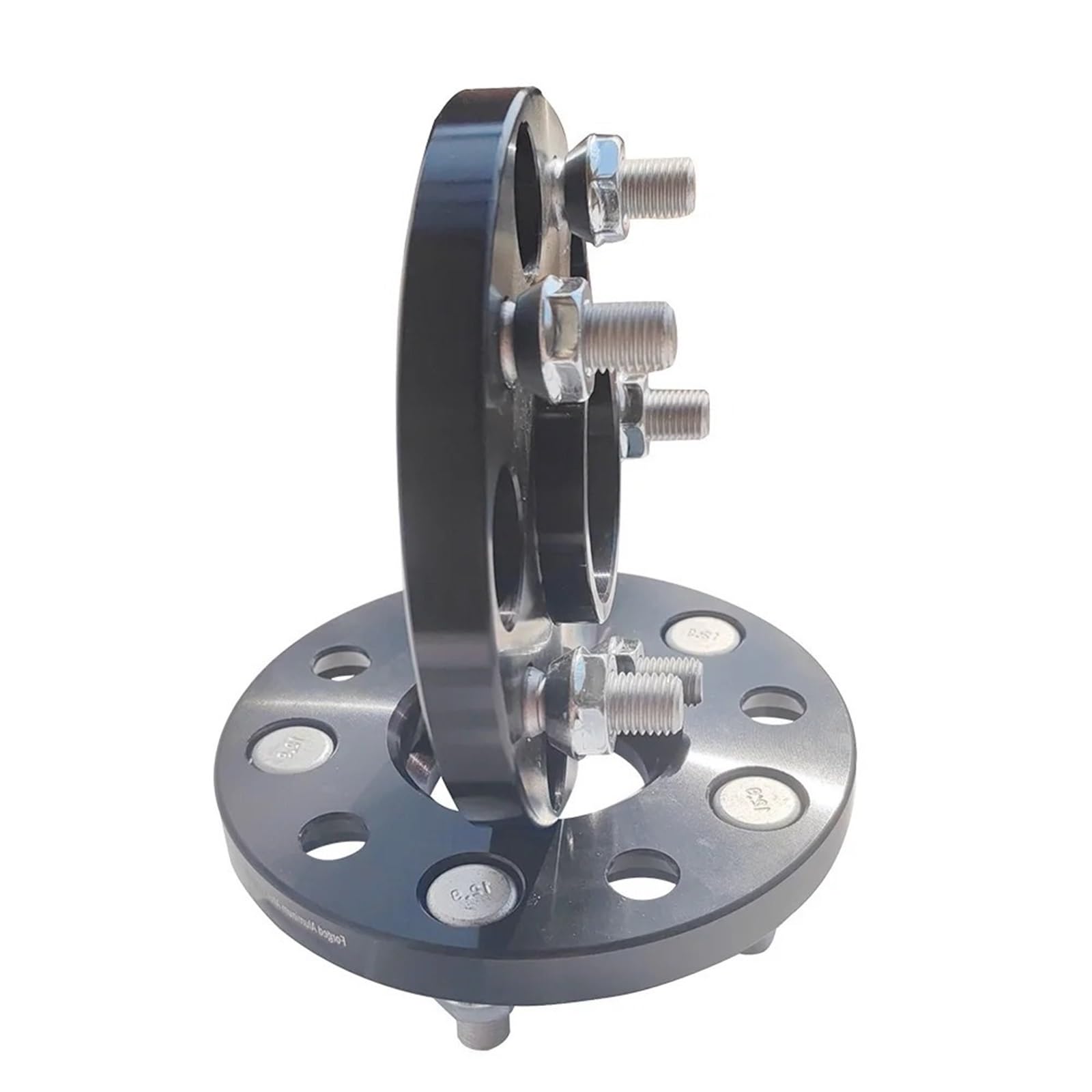 Distanzscheibe Räder Für Tesla Für Model 3 Für Model Für Y 2 STÜCKE Hub Centric Spurverbreiterung CNC-gefräste Aluminiumlegierung Nabenbohrung Geschmiedet(Silver or Black 25mm) von BTHMGBAE