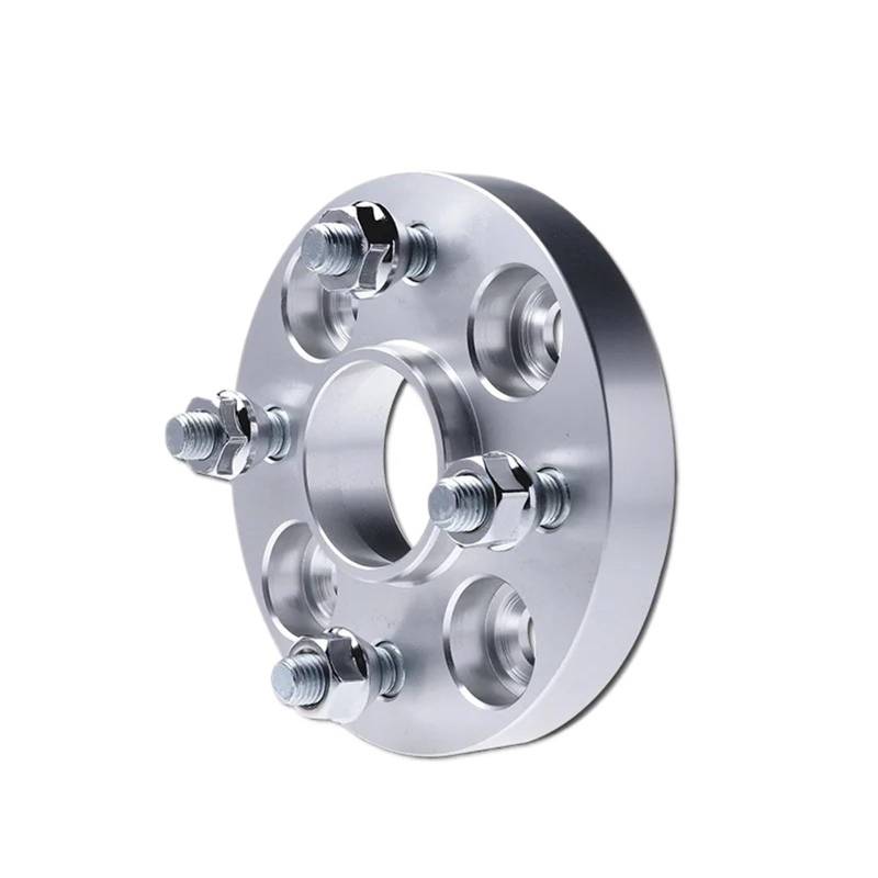 Distanzscheibe Räder Für Toyota Für Avanza Für Starlet 4x114,3 CB 60,1mm Spurverbreiterung Geschmiedetes Aluminium Eloxiert 2 Stück 1 Paar Nabenbohrung Geschmiedet(2PC silver-25mm) von BTHMGBAE