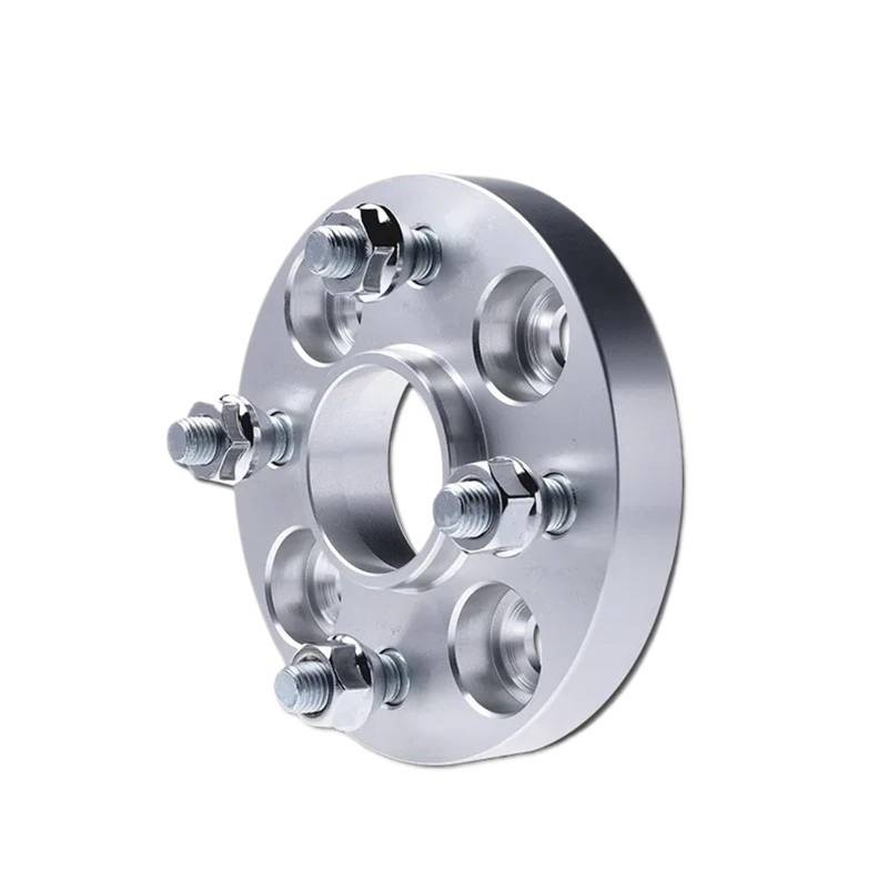 Distanzscheibe Räder Für VW Für Golf MK1 MK2 Geschmiedete Aluminiumlegierung 2 Stück 1 Paar Spurverbreiterungen Adapter PCD 4x100 CB 57,1 Mm Nabenbohrung Geschmiedet(2PC-silver-20mm) von BTHMGBAE