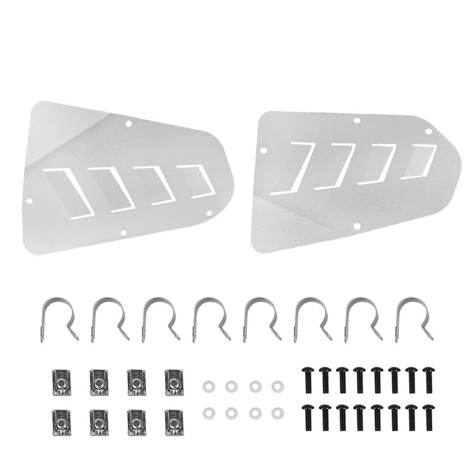 Schutzabdeckung Motorradmotoren Für R 1200 GS LC Für ADV 1200GS Für R1200GS Für Abenteuer 2013-2018 Zylinderkopf Wachen Schutz Abdeckung Motor Wachen Skid Plate(Silver) von BTHMGBAE
