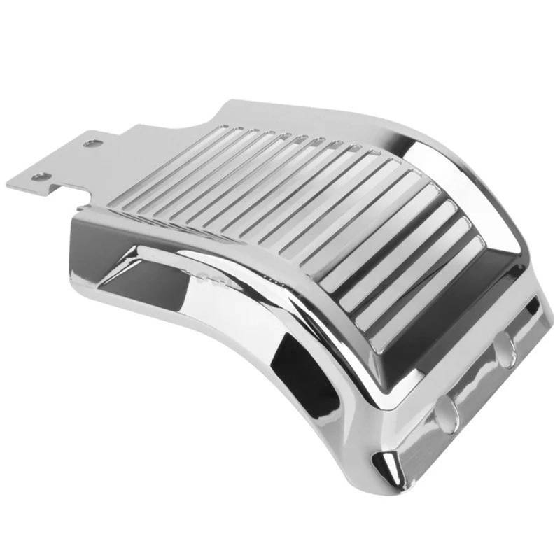 Schutzabdeckung Motorradmotoren Für Sportster 883 1200 XL Für Custom 2004-Up Motorrad Kinn Verkleidung Air Dam Spoiler Abdeckung Motor Skid Platte Schutz Protector Skid Plate(Chrome) von BTHMGBAE