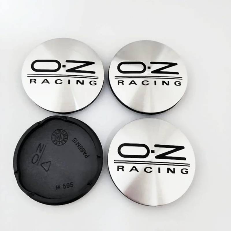 4 Stück Nabendeckel, für OZ Racing M595 62mm Nabenkappen Radnabenabdeckung Radnabenkappen Felgendeckel Radnabendeckel Felgenkappen,A von BTIQSA
