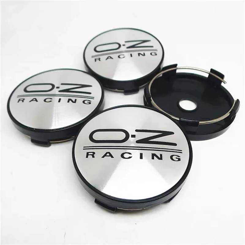4 Stück Nabendeckel, für OZ Racing O.Z Car 60MM Nabenkappen Radnabenabdeckung Radnabenkappen Felgendeckel Radnabendeckel Felgenkappen,E von BTIQSA