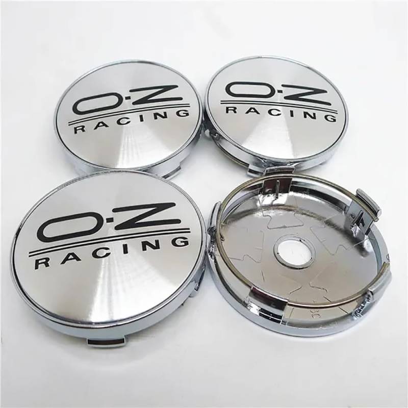 4 Stück Nabendeckel, für OZ Racing O.Z Car 60MM Nabenkappen Radnabenabdeckung Radnabenkappen Felgendeckel Radnabendeckel Felgenkappen,K von BTIQSA