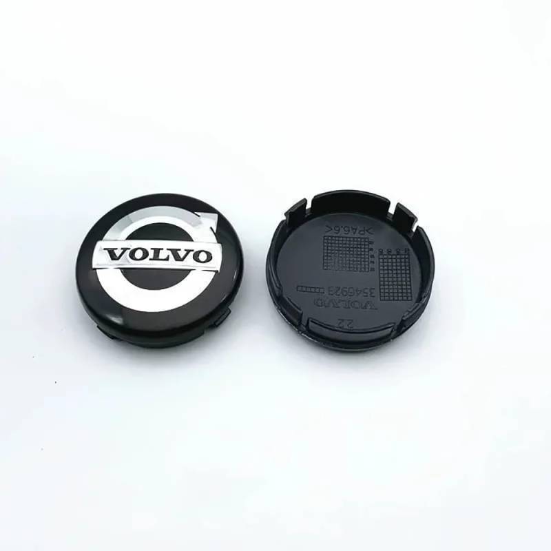 4 Stück Nabendeckel, für Volvo XC90 XC70 XC60 V40 V50 V60 V70 V90 S50 S60 S70 S90 3546923 64mm Nabenkappen Radnabenabdeckung Radnabenkappen Felgendeckel Radnabendeckel Felgenkappen,D von BTIQSA
